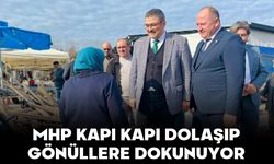 MHP KAPI KAPI DOLAŞIP, GÖNÜLLERE DOKUNUYOR