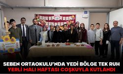 SEBEN ORTAOKULU’NDA YEDİ BÖLGE TEK RUH: YERLİ MALI HAFTASI COŞKUYLA KUTLANDI