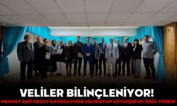 VELİLER BİLİNÇLENİYOR! MEHMET AKİF ERSOY İLKOKULU’NDA VELİVİZYON SÖYLEŞİSİ VE ÖDÜL TÖRENİ