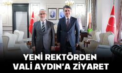 YENİ REKTÖRDEN VALİ AYDIN’A ZİYARET