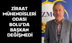 ZİRAAT MÜHENDİSLERİ ODASI BOLU’DA BAŞKAN DEĞİŞMEDİ