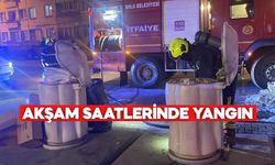 Karaçayır’da Akşam Saatlerinde Yangın