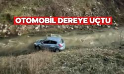 Bolu'da kontrolden çıkan otomobil, dereye uçtu: 3 yaralı