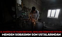El Emeğiyle 35 Yıldır Üretiyor, Gençlere Öğretmek İstiyor... MENGEN SOBASININ SON USTALARINDAN