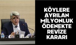 KÖYLERE AYRILAN MİLYONLUK ÖDENEKTE REVİZE KARARI