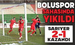 BOLUSPOR SAHASINDA YIKILDI: SARIYER 2-1 KAZANDI