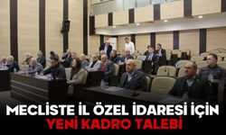 MECLİSTE İL ÖZEL İDARESİ İÇİN YENİ KADRO TALEBİ