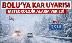 BOLU’YA KAR UYARISI! METEOROLOJİK ALARM VERİLDİ
