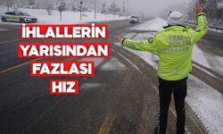 Bolu trafiğinde rakamlar açıklandı, İhlallerin yarısından fazlası hız