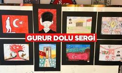 Sakarya Ortaokulu’nda Bayrak sevgisi bu kez çocukların çizgilerinde hayat buldu