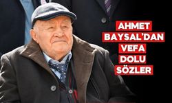 Ahmet Baysal: “Bazı insanlar eserleriyle yaşamaya devam eder”