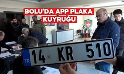 Bolu’da APP plakadan ceza yemek istemeyenler şoförler odasına akın etti