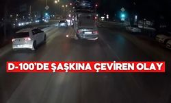 Bolu'da Düşen Aracı Fark Etmeyen Çekici Sürücüsü Yoluna Devam Etti