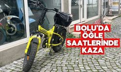 Bolu'da Elektrikli Bisikletten Düşen Sürücü Yaralandı
