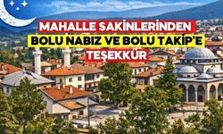 Mahalle Sakinlerinden Bolu Nabız ve Bolu Takip’e Teşekkür