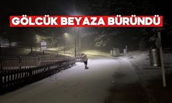 Bolu’da Bahar Beklenirken Kar Yağdı
