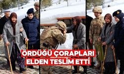 Gülnaz Nine’den Mehmetçiğe Anlamlı Destek