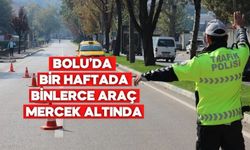 Bolu’da bir haftada 4 bin 546 trafik ihlali