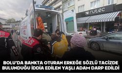 BOLU’DA BANKTA OTURAN ERKEĞE SÖZLÜ TACİZDE BULUNDUĞU İDDİA EDİLEN YAŞLI ADAM DARP EDİLDİ