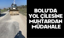 BOLU’DA YOL ÇİLESİNE MUHTARDAN MÜDAHALE