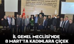 İL GENEL MECLİSİ’NDE 8 MART’TA KADINLARA ÇİÇEK