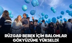 Rüzgar Bebek İçin Balonlar Gökyüzüne Yükseldi