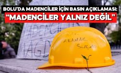 Açlık grevindeki madenciler için Bolu’dan çağrı