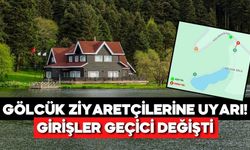 Gölcük Tabiat Parkı’nda Yol Çalışması Başladı! Girişler Değişti