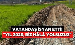 Göynük'te köy yolları isyan ettirdi