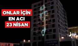 Grand Kartal Otel faciasında hayatını kaybeden çocukların fotoğrafları binaya yansıtıldı