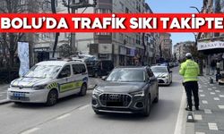 Bolu’da Trafik Denetimi! Sürücüler Tek Tek Durduruldu