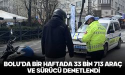 BOLU'DA BİR HAFTADA 33 BİN 713 ARAÇ VE SÜRÜCÜ DENETLENDİ