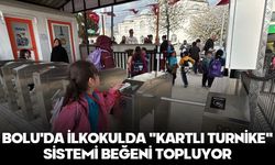Bolu'da İlkokulda "Kartlı Turnike" Sistemi Beğeni Topluyor
