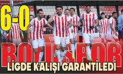 BOLUSPOR LİGDE KALIŞI GARANTİLEDİ