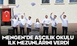 MENGEN’DE AŞÇILIK OKULU İLK MEZUNLARINI VERDİ