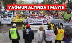 Yağmur altında 1 Mayıs: Bolu’da emekçiler meydanlara indi