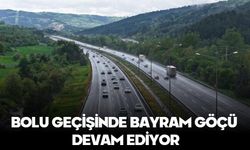 Bolu geçişinde bayram göçü devam ediyor