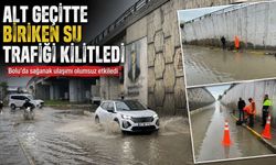 Bolu’da Yağış Ulaşımı Olumsuz Etkiledi