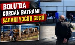 Bolu’da Kurban Mesaisi Sabahın İlk Saatlerinde Başladı
