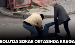 BOLU'DA SOKAK ORTASINDA KAVGA