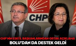 CHP’NİN ESKİ İL BAŞKANLARINDAN ORTAK AÇIKLAMA: BOLU’DAN DA DESTEK GELDİ