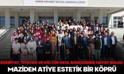 Edebiyat, tiyatro ve kültür okul bahçesinde hayat buldu! MAZİDEN ATİYE ESTETİK BİR KÖPRÜ