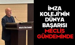 İMZA KOLEJİ’NİN DÜNYA BAŞARISI MECLİS GÜNDEMİNDE
