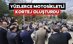 Bolu'da İzzet Baysal için yüzlerce motosiklet aynı anda yola çıktı