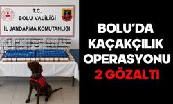 BOLU’DA KAÇAKÇILIK OPERASYONU: 2 GÖZALTI