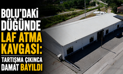 BOLU'DAKİ DÜĞÜNDE LAF ATMA KAVGASI: TARTIŞMA ÇIKINCA DAMAT BAYILDI
