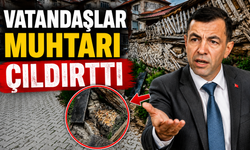 VATANDAŞLAR MUHTARI ÇILDIRTTI!