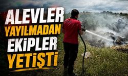 Dörtdivan’da Boş Arazide Yangın Çıktı