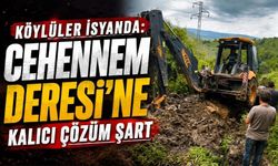 Bolu'da Köylülerin “Cehennem Deresi” Dediği Yol Yine Çöktü