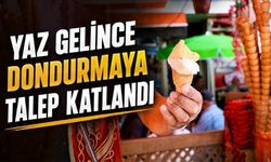 Bolu'da Sıcaklar Bastırdı, Dondurma Tezgahları Şenlendi
